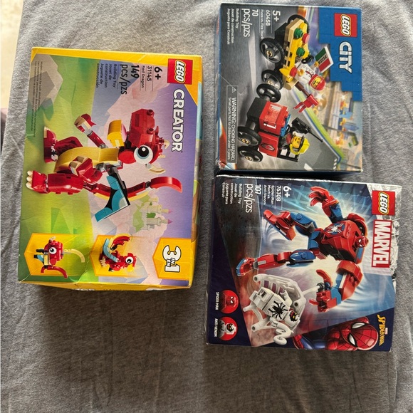 LEGO Creator 3-in-1 Red and Yellow Dinosaur Set - Picture 2 of 2